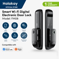 Tuya / TTLock WiFi Digital Electronic Lock For Smart Home Biometric Digital Lock Fingerprint Smart Door Lock