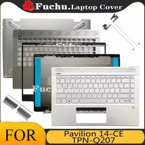 FOR HP Pavilion 14-CE TPN-Q207 L19174-001 Laptop LCD Back Cover/Front Bezel/Palmrest keyboard/BOTTOM