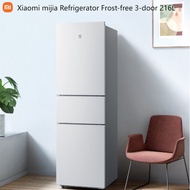 Xiaomi mijia Refrigerator Frost-Free Three-Door 216L Three-Door Air-Cooled Frost-Free Small Household Rental Room Power-Sav
