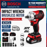 BOSCH Impact Wrench Cordless Brushless Electric Impact Wrench Rechargeable Li-Ion Battery High Torqu