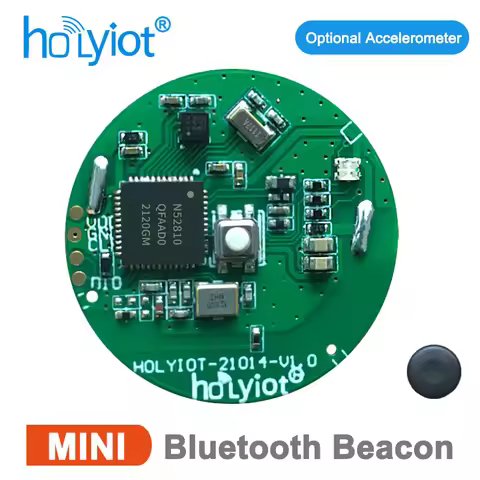 Holyiot NRF52810 Bluetooth Beacon Tag Optional Accelerometer Sensor BLE 5.0 Module Low Power Consump