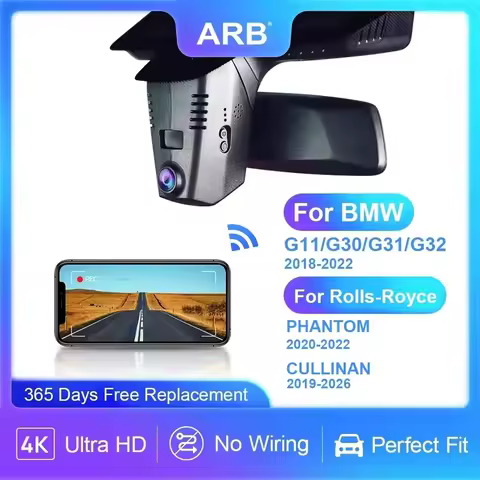 ARB 4K UHD Dash Cam for BMW 5 Series 6 Series GT 7 Series G30/G11/G31/G32, for Rolls-Royce PHANTOM /