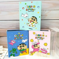 Crayon Shin-Chan 4 X 6 Photo Album 100 Pcs 4 X 6 Single Grid Baby Growth Record Black Inner Page Col