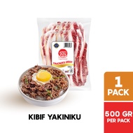 Kibif Yakiniku Beef Slice 500 Gr