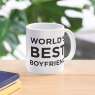 World's Best Boyfriend Ceramic Mug | Custom Name | Gift Mug | Gift Mug | Souvenir Mug | Custom Mug | Aesthetic Mug | Name Mug | Cute Mug