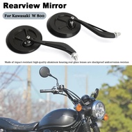 Motorcycle Accessory Side Rearview Mirror For Kawasaki W 800 W800 w800 Aluminum Adjustable Rear View