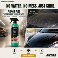 Rivers Car Detailing Waterless, Wash & Wax | W3 | Waterless Car Wash Spray 500ml