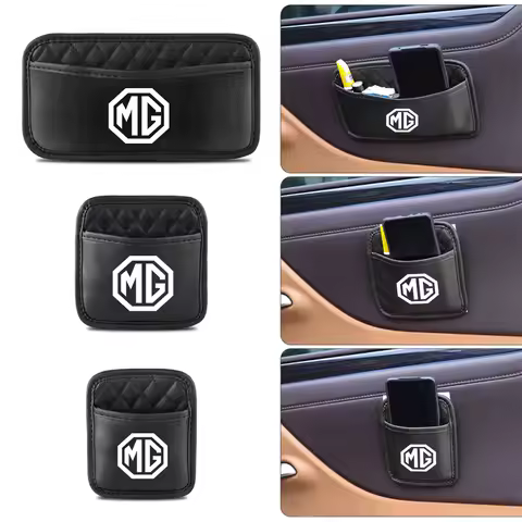 Car Interior Seat Back Leather Organizer Suspension Storage Pocket For Morris Garages MG MG5 MG3 MG4