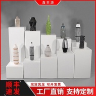 Exhibition Hall Base Square White Paint Exhibition Table Exhibition Platform Model Display Cabinet E