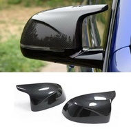 M LOOK REAL CARBON FIBER SIDE MIRROR COVER CAPS FOR BMW F97 X3M F98 X4M F95 X5M F96 X6M