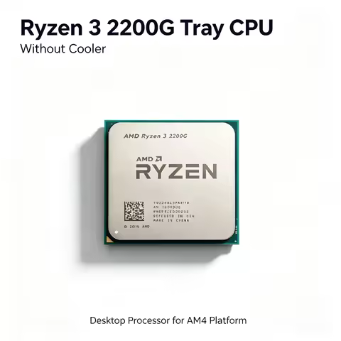 APU AMD R3 2200G PRO 2200G Tray CPU Vega 8 Graphic Chip For Learning Light Game Computer Assembly