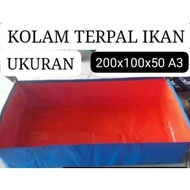 FISH POND TARP TYPE A3 SIZE 150X100X75