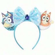 1pc Bluey Sheepdog Birthday Party Hair Accessories Halloween Costume Headbands Hard Plastic Headwear