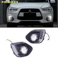 1 Set For Mitsubishi ASX 2013 2014 2015 LED DRL Daytime Running Lights Daylight Waterproof Fog Head 