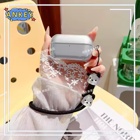 for Technics EAH-AZ100 Case Protective Transparent Clear TPU Covers paqia Lanyard Bluetooth Earphone