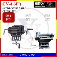 (4" 5" 6") HEAVY DUTY HITTO CROSS DRILL PRESS VICE CV-4/CV-5/CV-6 (T031-10)
