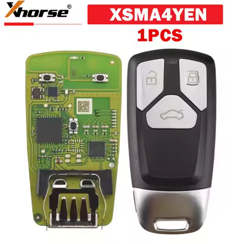 1PCS Xhorse XSMA4YEN MLB Remote Key A.D A4 Model PCB with 3 Buttons Key Shell work with MLB / VVDI2 