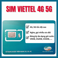 Sim 4G Viettel gói mới SD70 - SD120 - V90B - V120B - V150B - V200B - Sim thay thế gói V120N - UMAX7