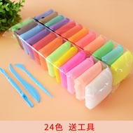 12/24/36สี Light Soft Clay DIY ของเล่นเด็กการศึกษา Air Dry Polymer Plasticine ปลอดภัยสีสัน Light Cla