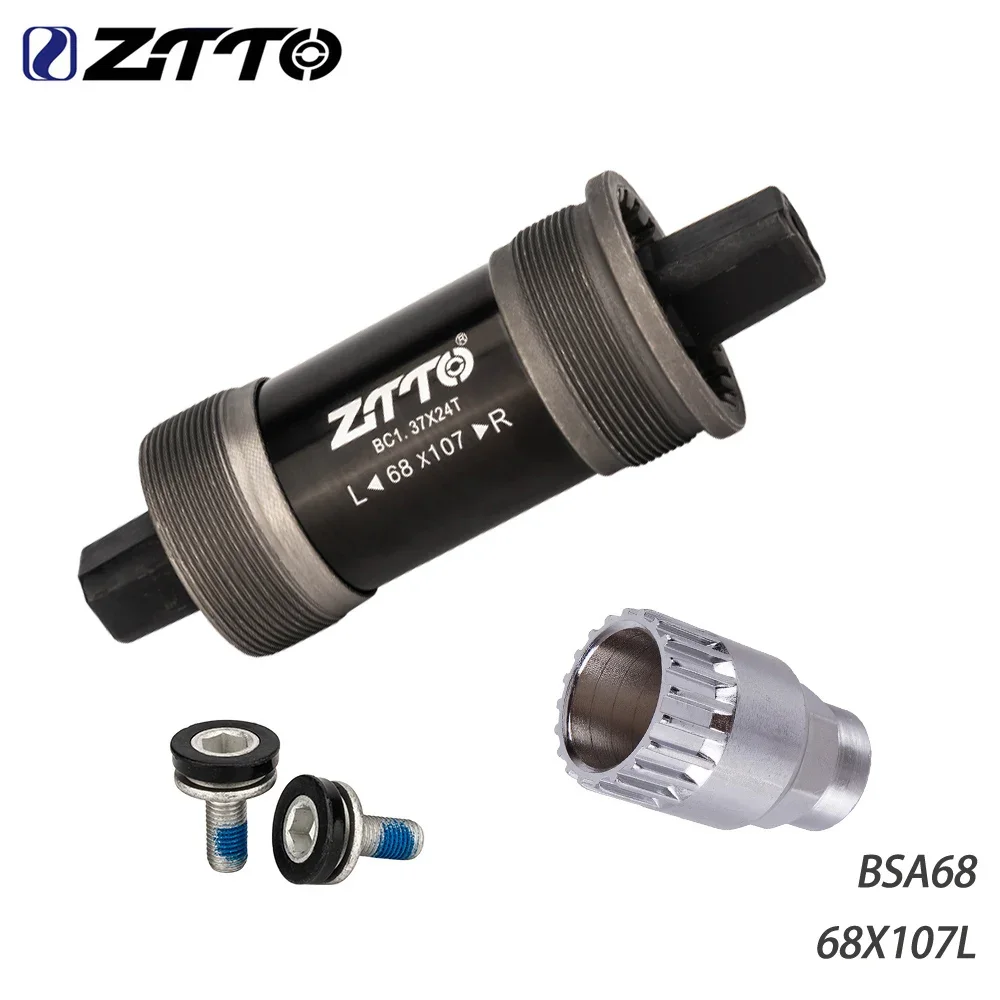 ZTTO Bicycle Square Tapered Threaded Bottom Bracket BSA 68 BB Tool Kit ISIS BB Remove Tool For Squar