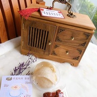 【母親節燕窩禮盒】頂級印尼燕盞 柚木袖珍珠寶盒