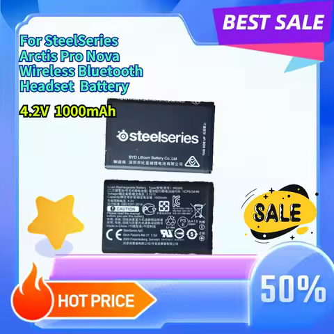1000mAh 4.2V For SteelSeries Arctis Pro Nova Wireless Bluetooth Headset New Battery Accessory 160240