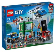 LEGO City Police Chase at The Bank 60317 Building Toy Set for Kids Boys and Girls Ages 7+ (915 Piece