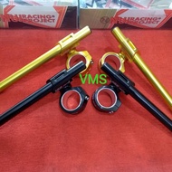 Selling Nui Racing Usd Up Side Down R15 Clip-on Handlebars Xsr155 51 and 48V3 - Gold