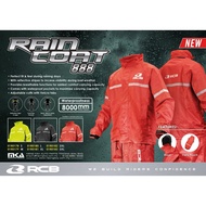 RCB RAIN COAT 888 BLACK S M L XL XXL XXXL 2XL 3XL RAINCOAT WATERPROOF RAINCOAT MOTORCYCLE