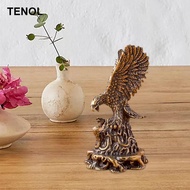 [kesoto11] Eagle Statue Lucky Eagle Figurine Feng Shui Statue Desk Ornament Brass Animal Statue for 