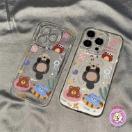 Nine nine case Realme 5 8 10 11 12 13 C25 C21 C30 C31 C33 C53 C55 C67 C75 Fun cartoon bear pattern t