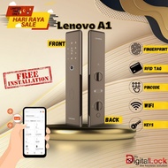 【In stock】[SG Best Seller &amp; ] LENOVO A1 YOUTH EDITION ULTRA SLIM WIFI SMART DIGITAL DOOR LOCK AAEL