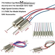 LATATPH High-Speed Coreless Motor, Metal 412 612 614 716 720 8520 1015 1020 DC Motor,  Multistyles 7