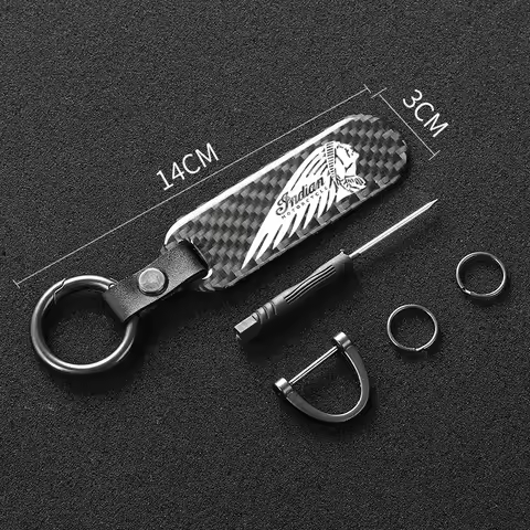 Keychain Keyring Motorcycle Accessories For Indian FTR1200S FTR1200 Carbon/Rally Chief VINTAGE Scout