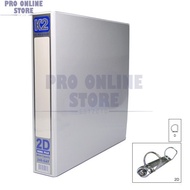 40mm 2D Ring File K2 (White)