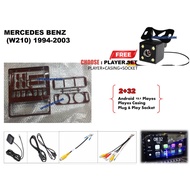 MERCEDES BENZ  (W210) 1994-2003 ANDROID PLAYER  9” PLUG N PLAY WITH OEM CASING