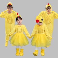 2.2 New Style Children's Little Duck Chick Costume Animal Costume Toddler Chick Little Yellow Duck D