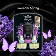 Ambi Pur Air Freshener Car Premium Clip 7.5ml x 2 (Lavender Spring / Mountain Breeze / Vanilla Bouqu