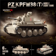 WW2 Military Classic Model Tiger Leopard KV-1 KV-2 IS-2 Heavy Tank Collection Model Building Blocks