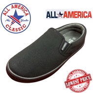 All America Black School Shoes Slip On | Kasut Sekolah Hitam Sarung Slip On  | All America Kasut Hit