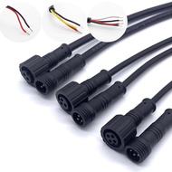 2Pin 3Pin 4Pin IP65 DC Connector Cable Waterproof  ire Plug for LED Light Strips Male to Female Jack Adapter 15mm 20CM