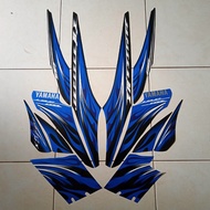 Black Blue striping Sticker For yamaha jupiter mx 2009