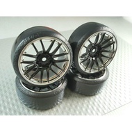 "I-RC" 1/10 Remote Control Car Tire Like Real Drift Frame Set, Super Hard ABS+PC, One Four Wheels, S