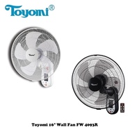 Toyomi16" Wall Fan FW 4093R - White / Black