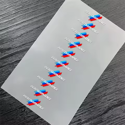 5/10PCS Car Interior Sticker Creative Badge Stickers Waterproof For BMW M Performance M3 M5 M6 F01 F