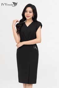 Julia Dress - Đầm ôm cổ V IVY moda MS 48M8747