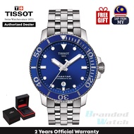 [Official Warranty] Tissot T120.407.11.041.00 Men's Seastar 1000 Powermatic 80 Automatic Diver Steel WatchT1204071104100  (watch for men / jam tangan lelaki / tissot watch for men / tissot watch / men watch)