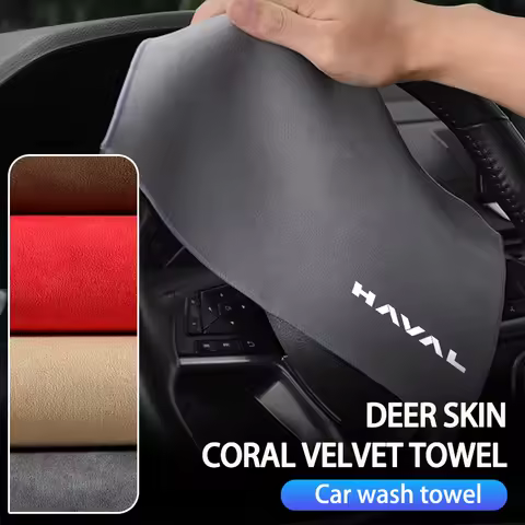 Super Absorbent Car Wash Coral Velvet Towel Cleaning Cloth For Haval Jolion H6 F7 H9 H2 F7X F7H H5 H