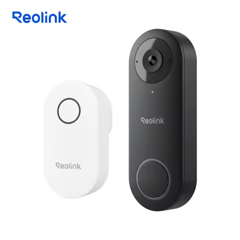 REOLINK 2K+ Wired Video Doorbell WiFi Camera Outdoor Dual Wi-Fi 4:3 View Smart Detection Front Door 