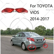 Car rear bumper light lamp reflector For TOYOTA VIOS gen3 2014 2015 2016 2017 tail light brake light